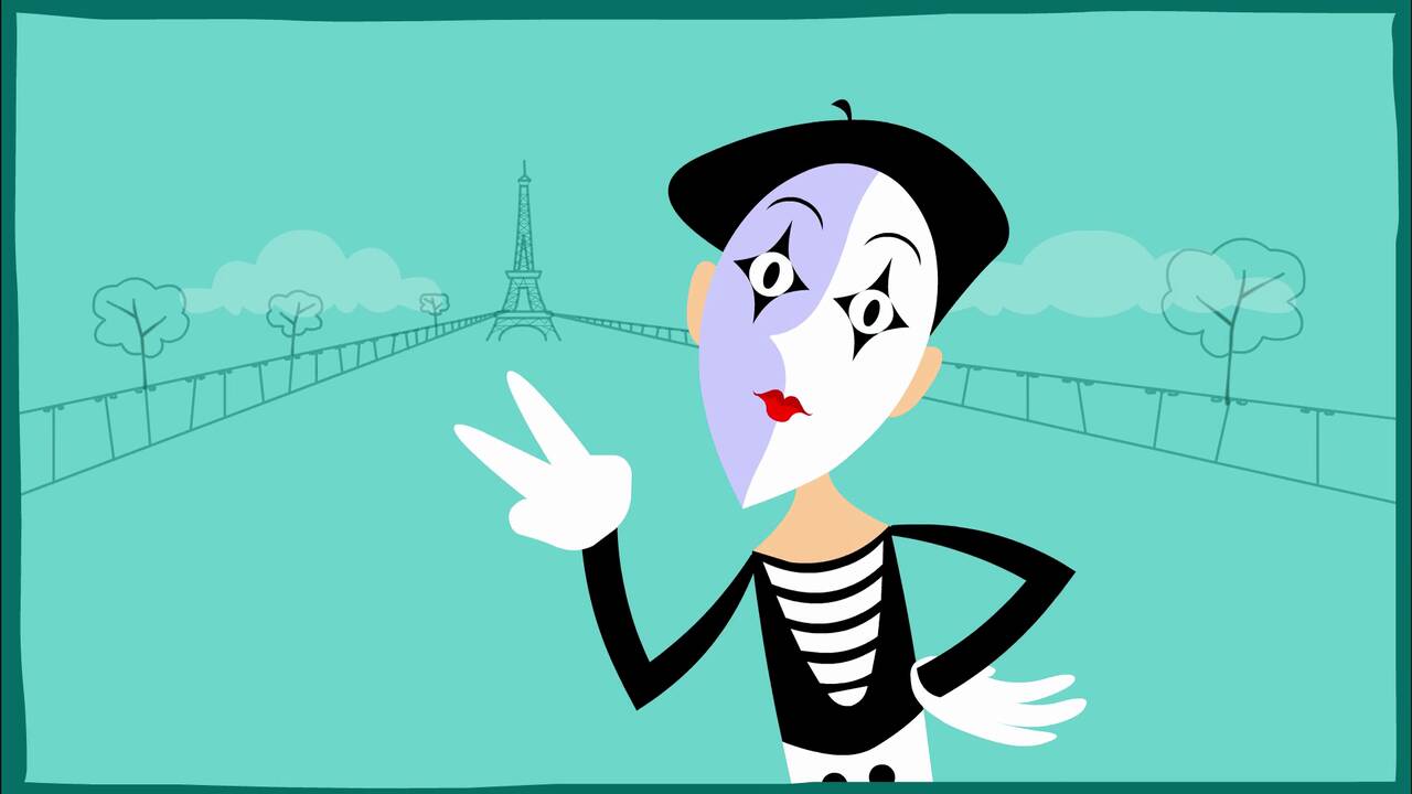Birthday Mime, image size:1280x720