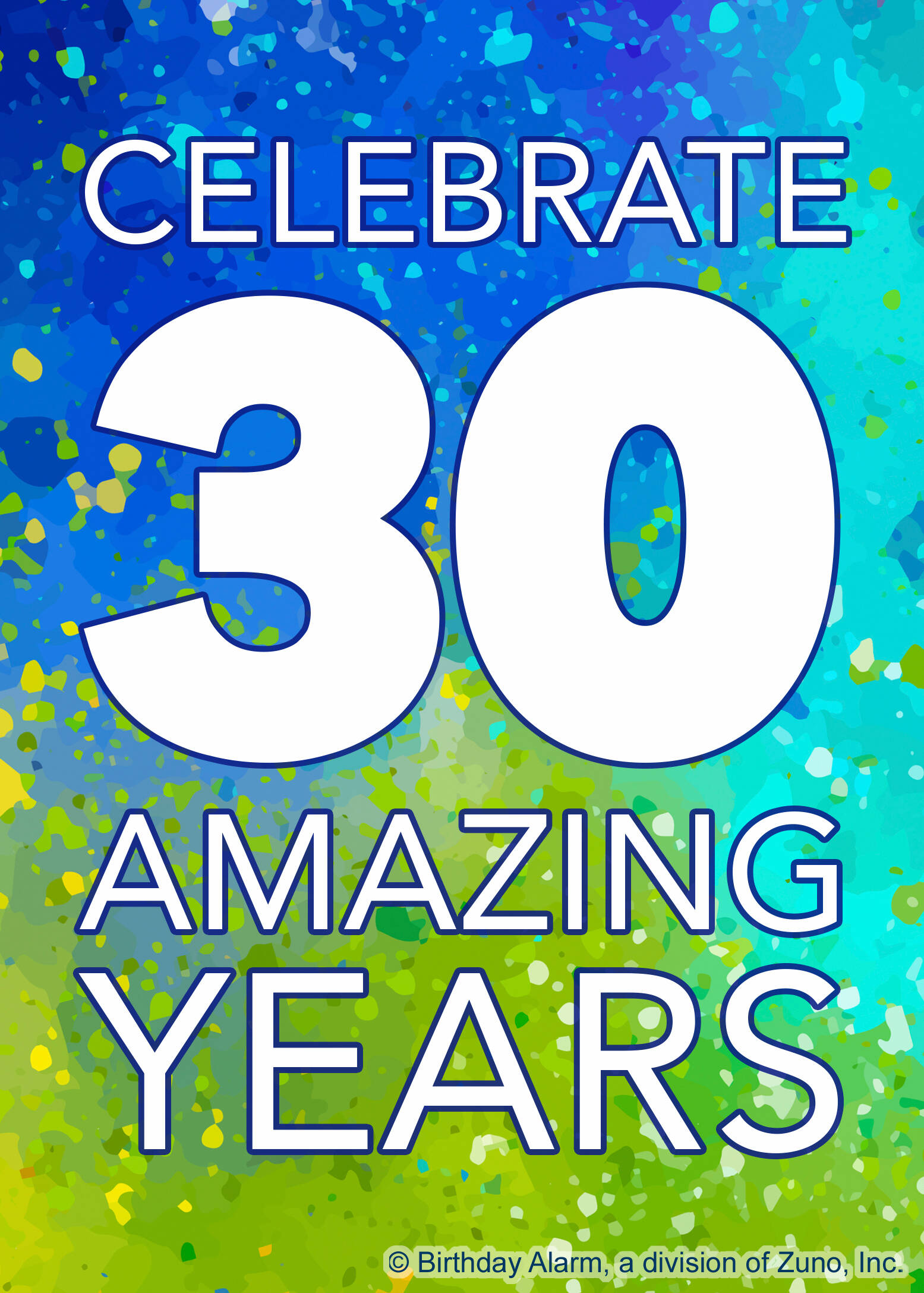 30 Amazing Years | BirthdayAlarm