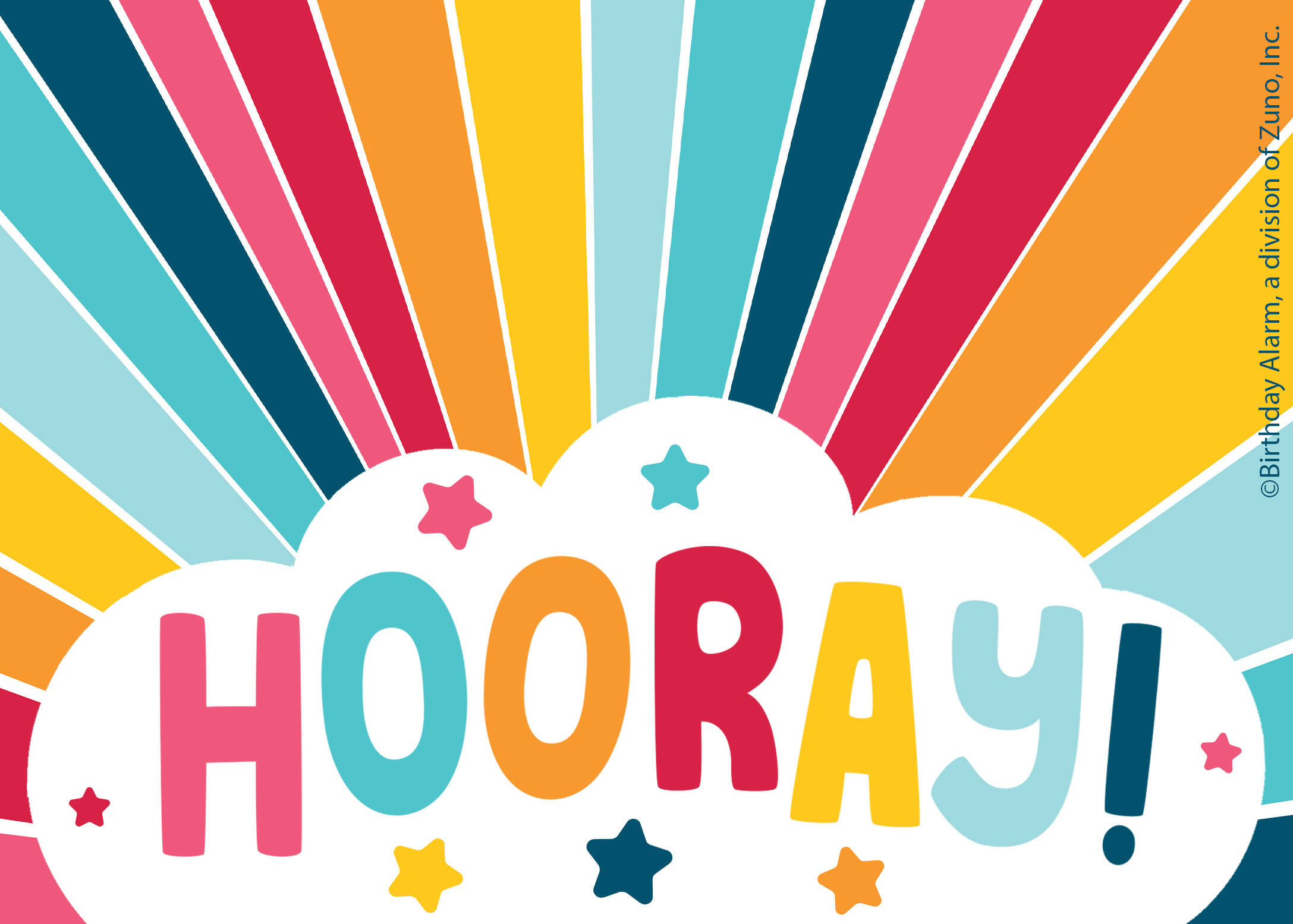 Rainbow Hooray! | BirthdayAlarm